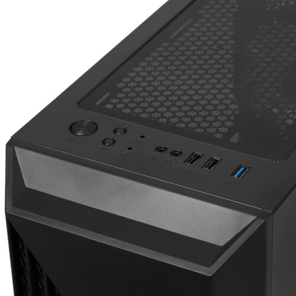 Корпус 1STPLAYER FIREROSE F3-A [F3-A-BK-4F1] черный