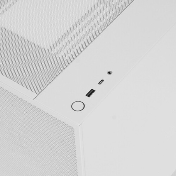 Корпус NZXT H5 FLOW RGB [CC-H52FW-R1] белый