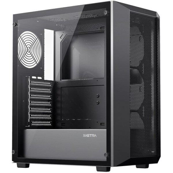 Корпус XASTRA A406 4ARGB [A406-4FC12A] черный