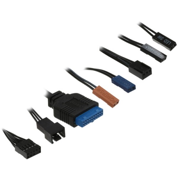 Корпус 1STPLAYER DK D4 BLACK [D4-BK-4G6] черный