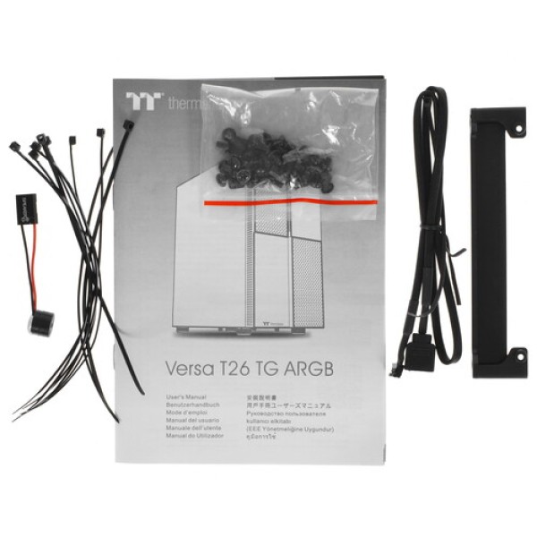 Корпус Thermaltake Versa T26 TG ARGB [CA-1W1-00M1WN-01] черный