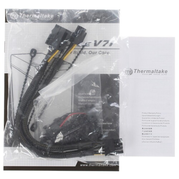 Корпус Thermaltake Core V71 Tempered Glass Edition [CA-1B6-00F1WN-04] черный