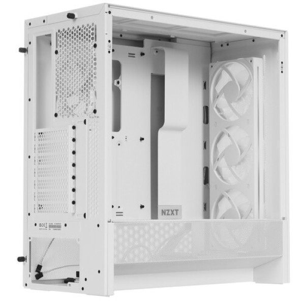 Корпус NZXT H5 FLOW RGB [CC-H52FW-R1] белый