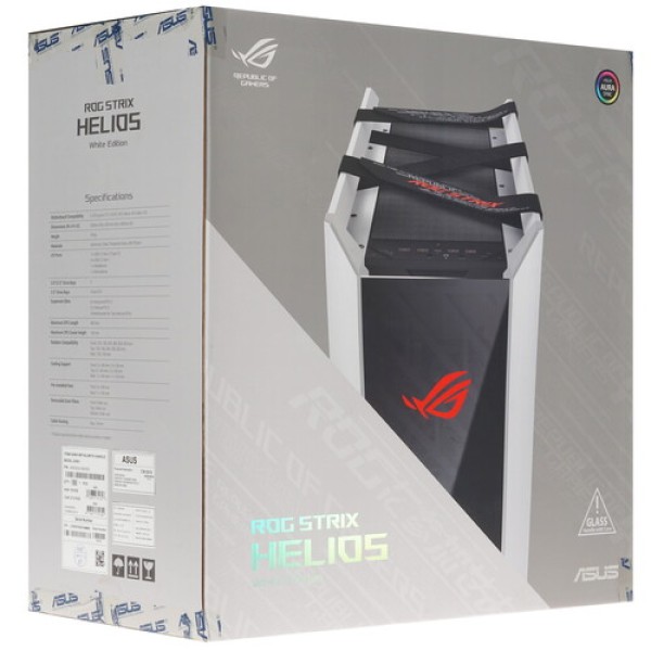 Корпус ASUS ROG Strix Helios GX601 White Edition [90DC0023-B39000] серый