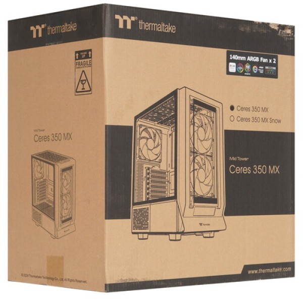 Корпус Thermaltake Ceres 350 MX [CA-1Z3-00M1WN-00] черный