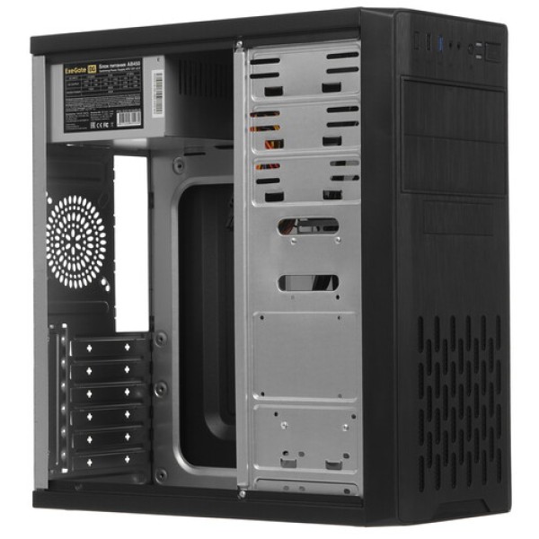 Корпус ExeGate CP-606U-AB450 [EX292996RUS] черный