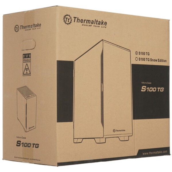 Корпус Thermaltake S100 TG [CA-1Q9-00S1WN-00] черный