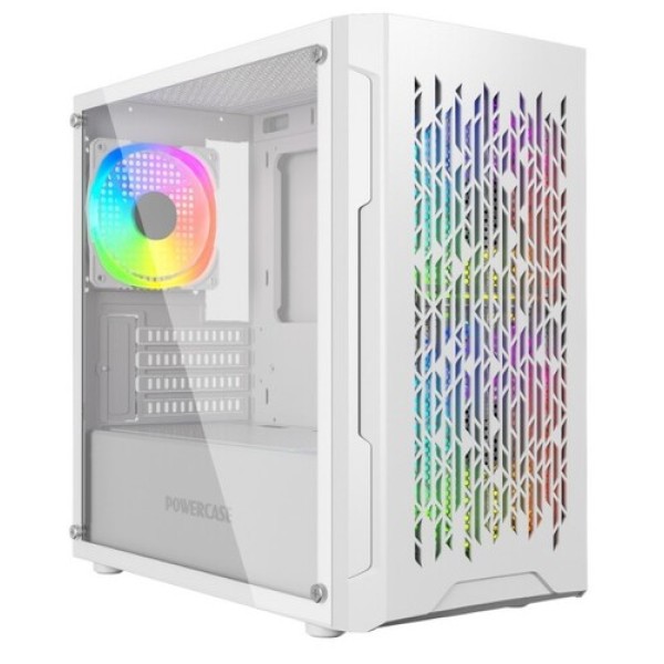 Корпус PowerCase Mistral Micro D3W ARGB [CMMDW-A3] белый