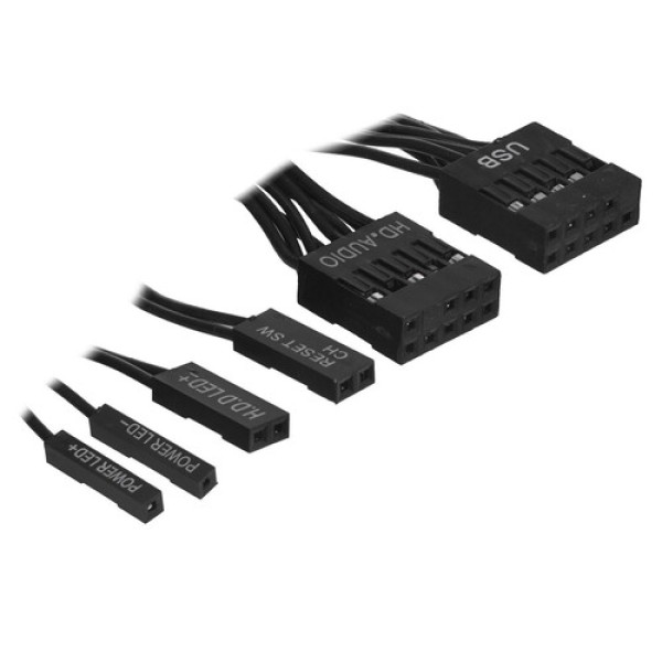 Корпус Foxline FL-733 [FL-733-FZ500R] черный
