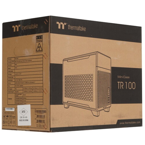 Корпус Thermaltake TR100 [CA-11A-00SENN-00] зеленый