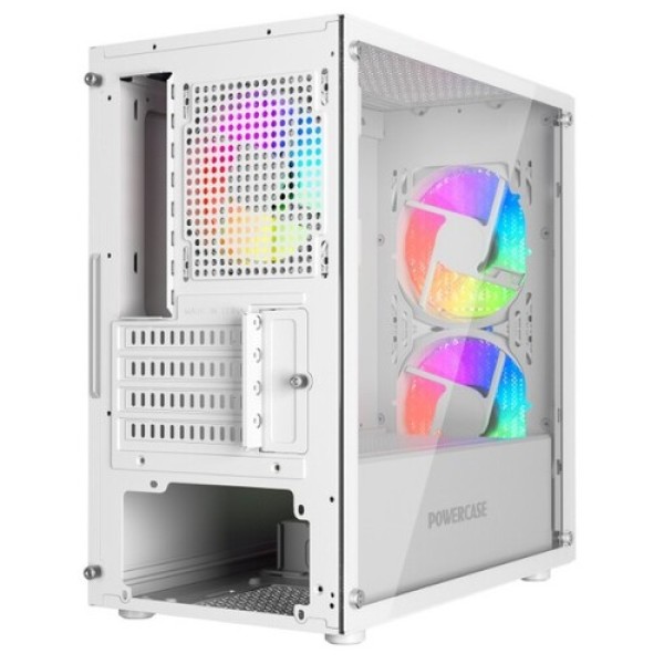 Корпус PowerCase Mistral Micro D3W ARGB [CMMDW-A3] белый