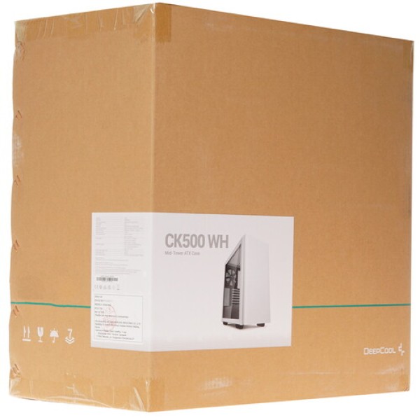 Корпус DEEPCOOL CK500 [R-CK500-WHNNE2-G-1] белый
