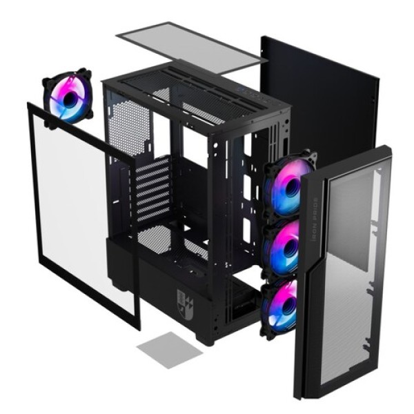 Корпус Iron Pride WARRIOR Z14 [УФ-00002547] черный