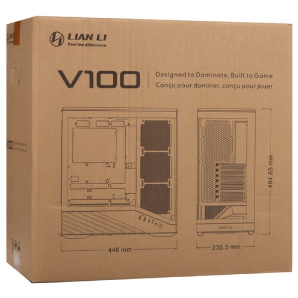 Корпус LIAN LI Vector V100W [G99.V100W.R0] белый