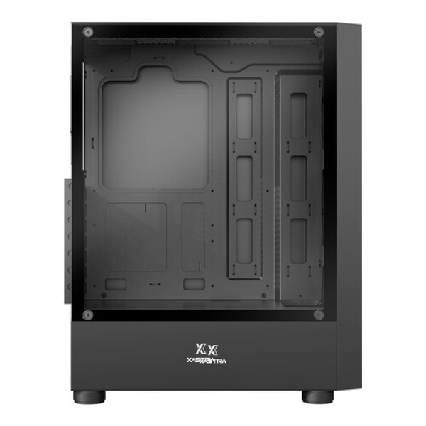 Корпус XASTRA A301 [A301-BK-FC120FRGB-4F-GL] черный