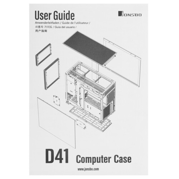 Корпус JONSBO D41 MESH White [D41MESHWhite] белый
