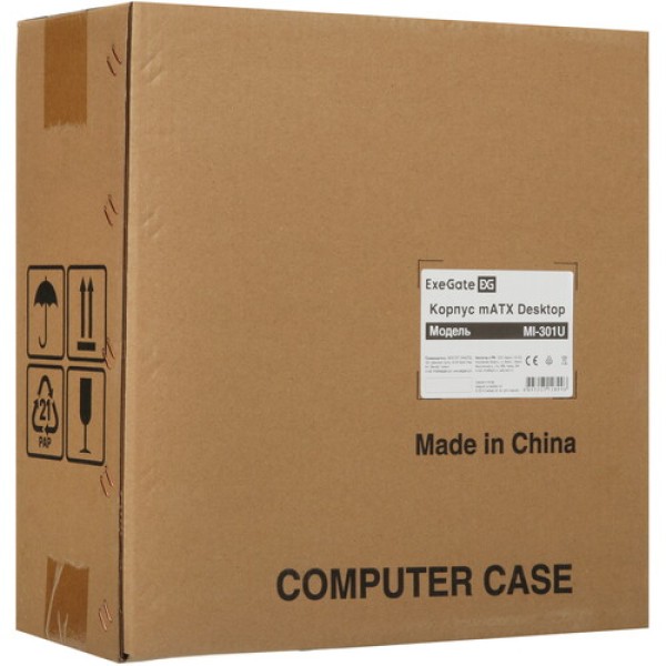 Корпус ExeGate MI-301U [EX291267RUS] черный
