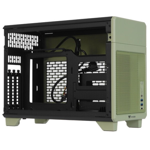 Корпус Thermaltake TR100 [CA-11A-00SENN-00] зеленый