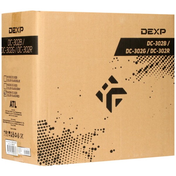 Корпус DEXP DC-302R красный