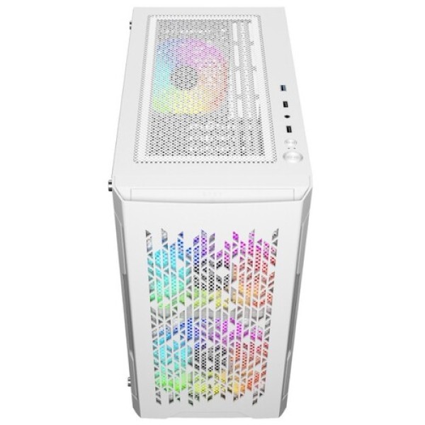 Корпус PowerCase Mistral Micro D3W ARGB [CMMDW-A3] белый