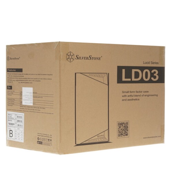 Корпус SilverStone Lucid LD03 [SST-LD03B] черный
