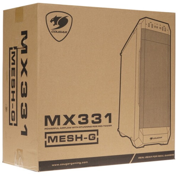 Корпус Cougar MX331 Mesh-G [385NC20.0002] черный