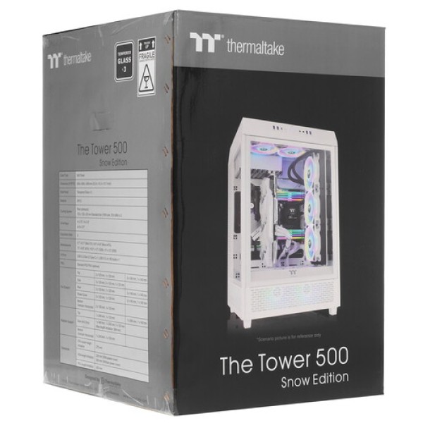 Корпус Thermaltake The Tower 500 [CA-1X1-00M6WN-00] белый