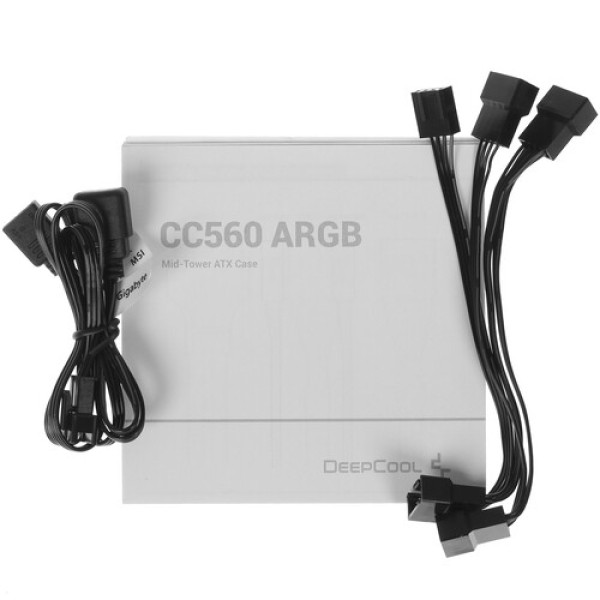 Корпус DEEPCOOL CC560 A-RGB [R-CC560-BKTAA4-G-1] черный