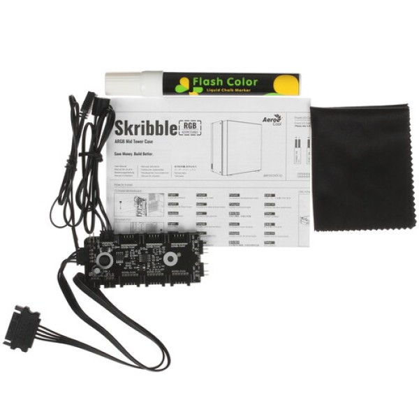 Корпус AeroCool Skribble-G [ACCM-PB28013.11] черный