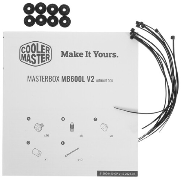 Корпус Cooler Master MasterBox MB600L V2 [MB600L2-KGNN-S00] черный