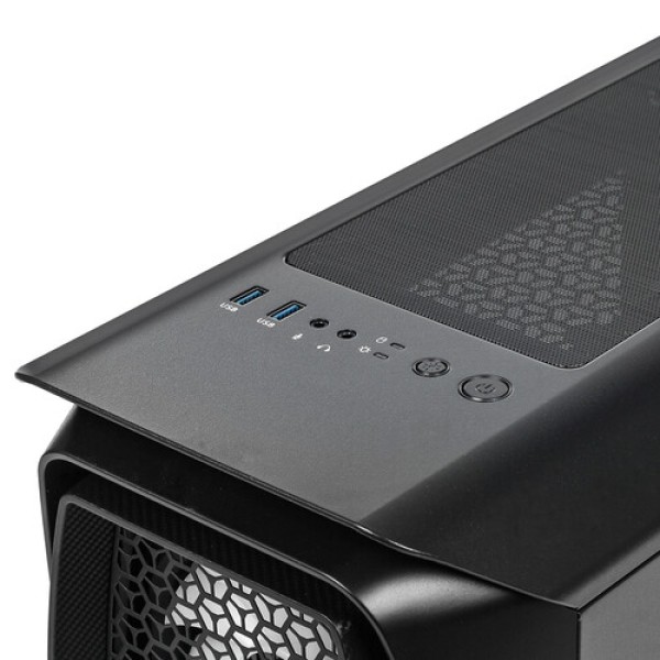 Корпус AeroCool Aero One Mini Frost [Aero One Mini Frost-G-BK-v1] черный