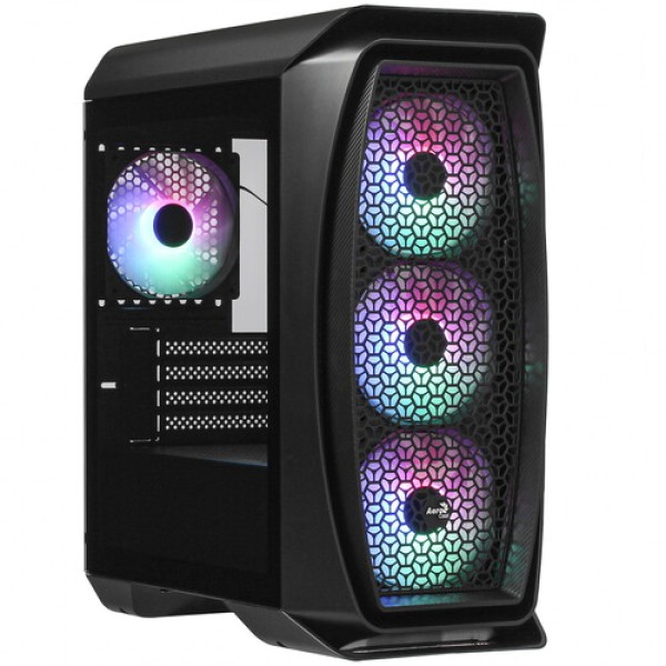 Корпус AeroCool Aero One Mini Frost [Aero One Mini Frost-G-BK-v1] черный