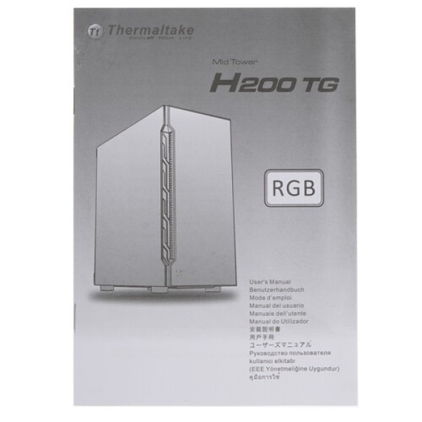 Корпус Thermaltake H200 TG RGB [CA-1M3-00M1WN-00] черный