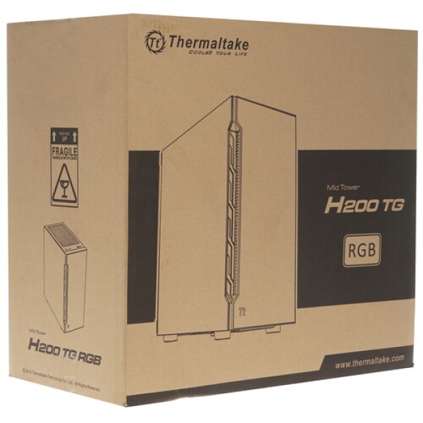 Корпус Thermaltake H200 TG RGB [CA-1M3-00M1WN-00] черный