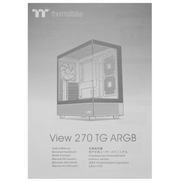 Корпус Thermaltake View 270 TG ARGB Hydrangea Blue [CA-1Y7-00MFWN-00] голубой