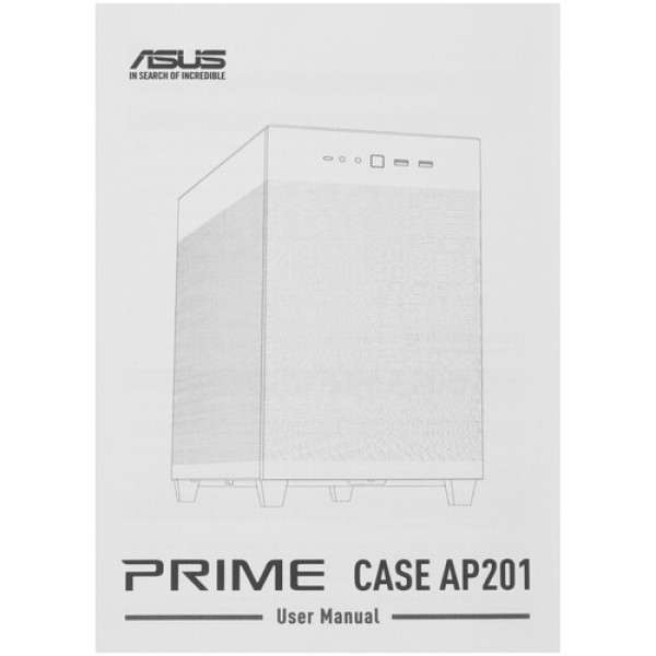 Корпус ASUS ​Prime AP201 TG [90DC00H0-B09010] черный