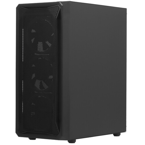 Корпус PowerCase Mistral Z4 Mesh LED [CMIZB-L4] черный