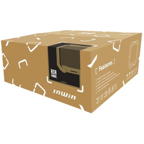 Корпус InWin AIRFORCE Phantom Black [IW-CS-AIRFORCE-BLA] черный