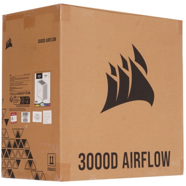 Корпус Corsair 3000D RGB AIRFLOW [CC-9011256-CN] белый