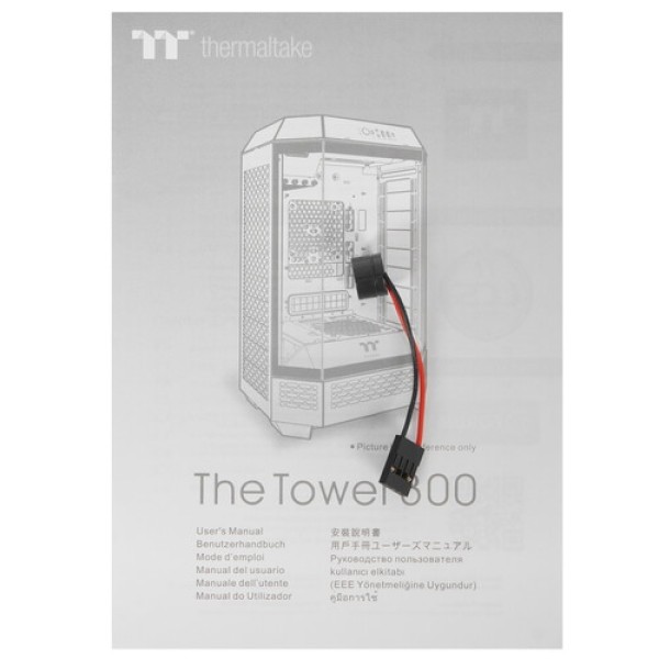 Корпус Thermaltake The Tower 300 Turquoise [CA-1Y4-00SBWN-00] бирюзовый