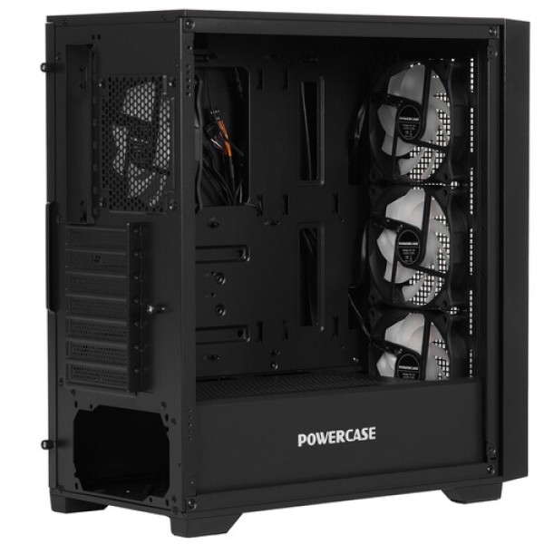 Корпус PowerCase ByteFlow [CBFB-A4] черный