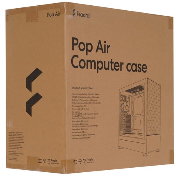 Корпус Fractal Design Pop Air RGB Black [FD-C-POR1A-06] черный