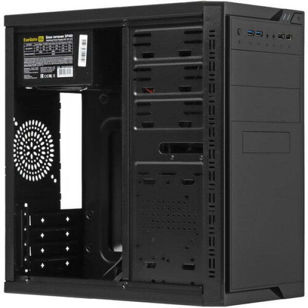Корпус ExeGate QA-412U-XP450 [4895205106239] черный