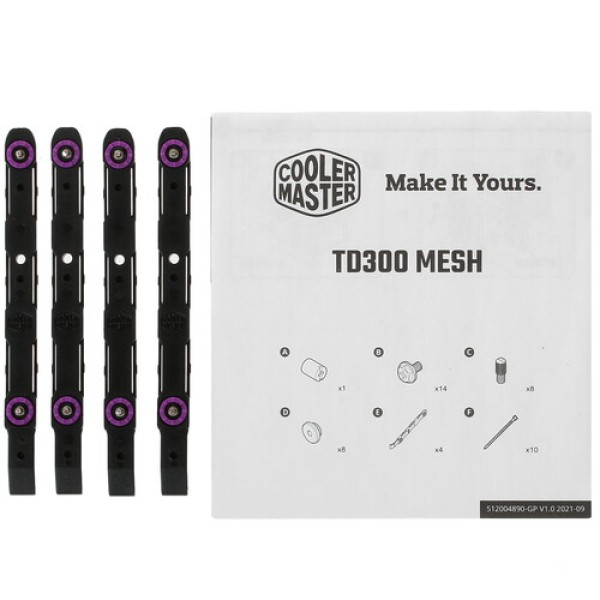 Корпус Cooler Master MasterBox TD300 Mesh [TD300-WGNN-S00] белый