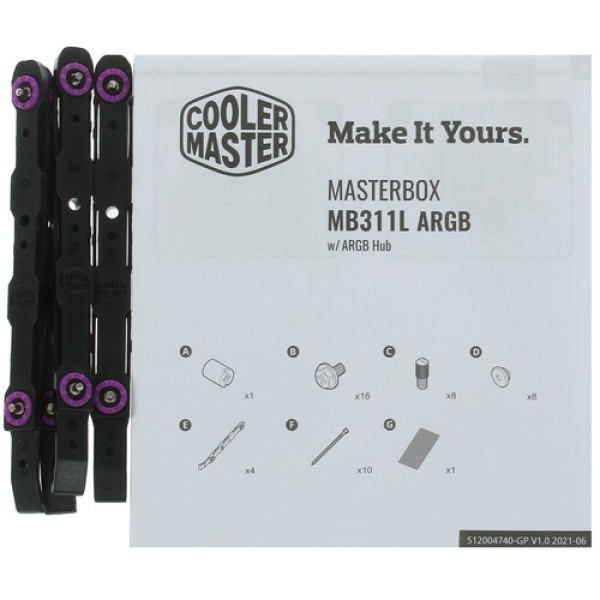 Корпус Cooler Master MasterBox MB311L ARGB [MCB-B311L-KGNN-S02] черный