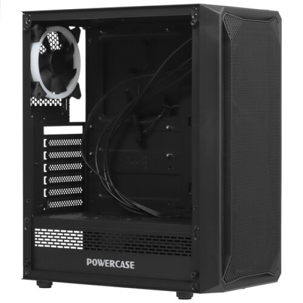 Корпус PowerCase Mistral Z4 Mesh LED [CMIZB-L4] черный