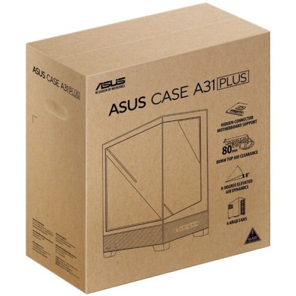 Корпус ASUS A31 PLUS [90DC00R0-B19000] черный