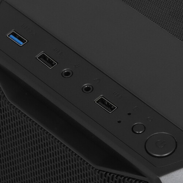 Корпус PowerCase Mistral Z4 Mesh LED [CMIZB-L4] черный