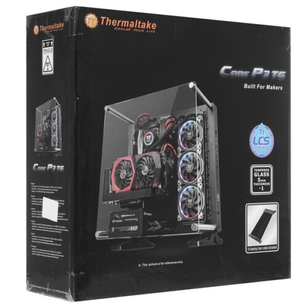 Корпус Thermaltake Core P3 TG [CA-1G4-00M1WN-06] черный
