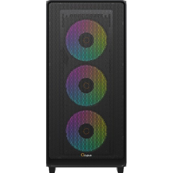 Корпус Ocypus Gamma C60 BK ARGB [Gamma-C60-BKG400XX-GL] черный